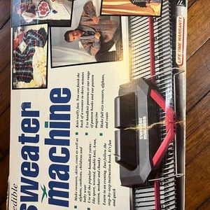 Vintage sweater machine